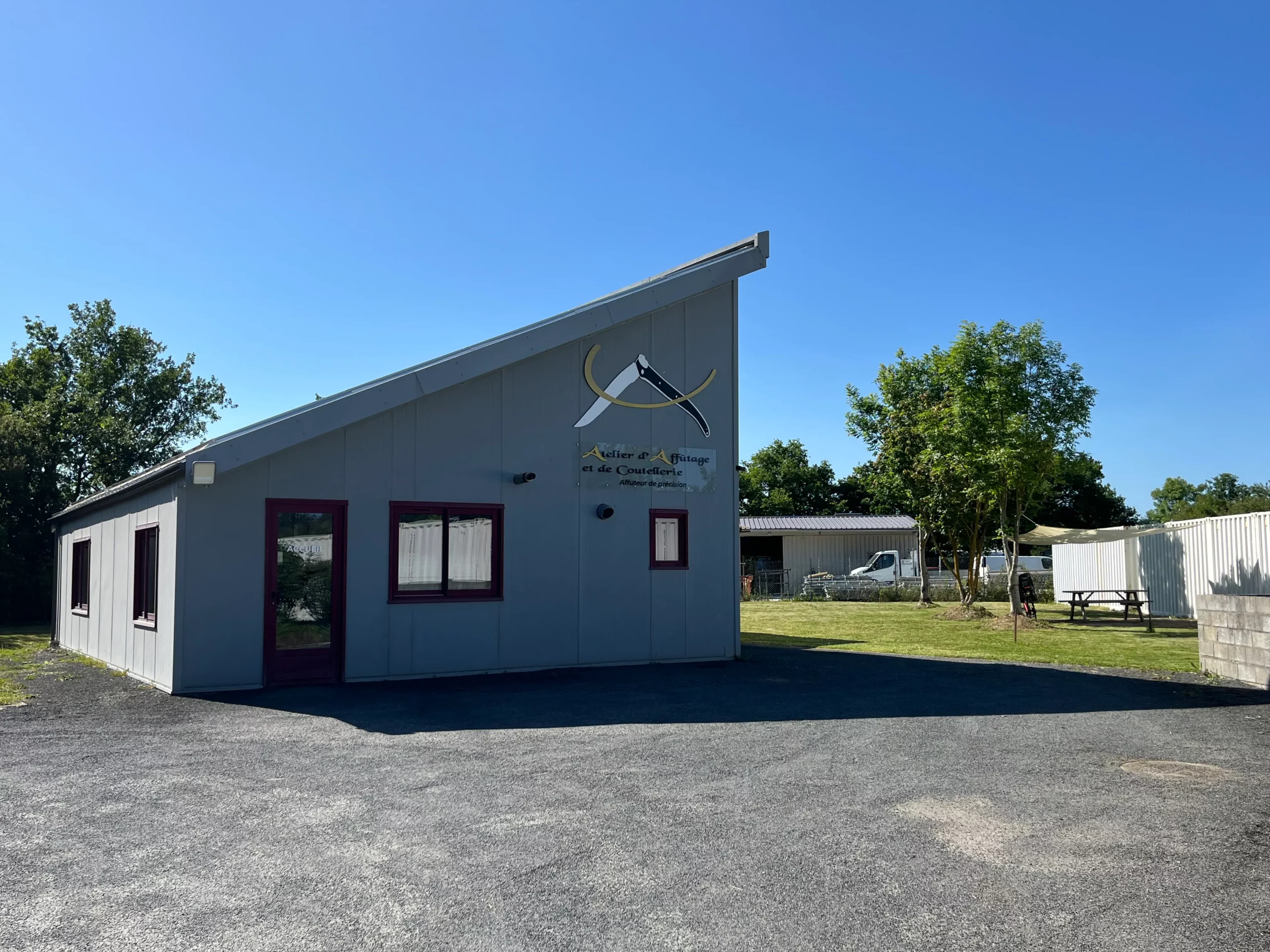 L'atelier d'affûtage à La Possonnière